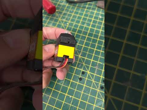 Servo grommet inserts in the bottom not top! #radiocontrol #servos