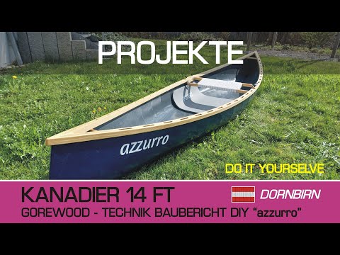 DIY 14-ft Carbon Canadier / Gorewood technology / Eschensüllrand / ash coaming / 2021 - 2022