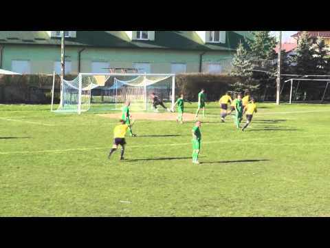 WISAN Skopanie - Strzelec Dąbrowica, gol na 1:0 - Kamil Kędziora (90+5 min.)