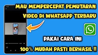 Download lagu How to speed up videos on WhatsApp | How to speed up video playback mp3