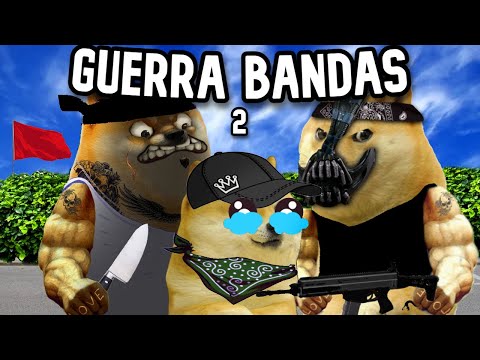 GUERRA DE BANDAS 2, tienen ARMAS REALES!? contra unos NIÑOS con DERECHO - Hilos con cheems
