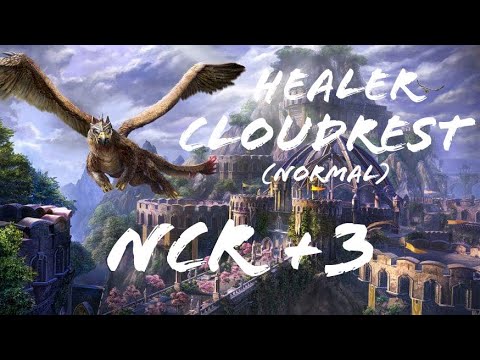 ESO: Cloudrest Trial normal - nCR +3 (Healer Gameplay)