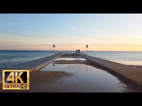 WALK (4K) ATARDECER PONTOAO PRAIA DOS PESCADORES - ALBUFEIRA - PORTUGAL 🇵🇹