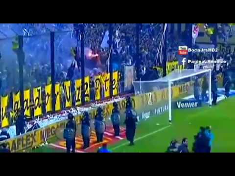 Recibimiento Histórico de Boca al River campeón de la B