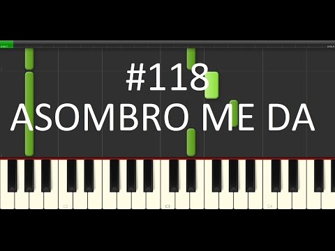 #118 asombro me da EASY piano tutorial