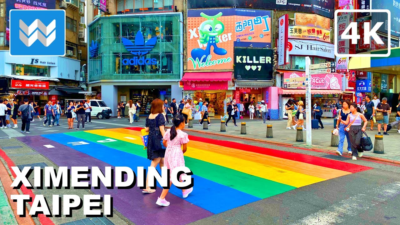 Immersive street-level walking tour through Taipei Daan, Taiwan, showcasing authentic urban landscapes, local architecture, and the vibrant atmosphere of the city's neighborhoods