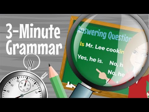3-Minute English Grammar Lesson - Present Continuous (An introduction)