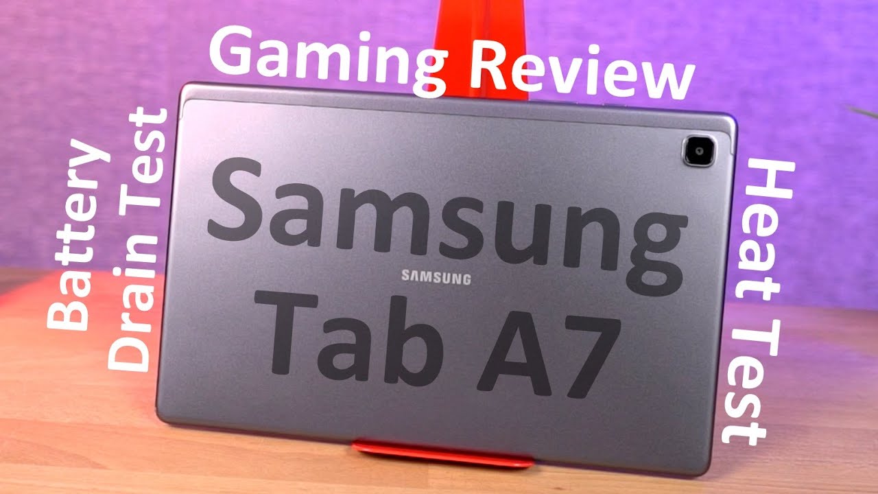 Samsung Galaxy Tab A7 Gaming Review, Battery Drain Test, Heat Test