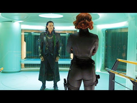 Black Widow Tricks Loki Scene | The Avengers (2012)