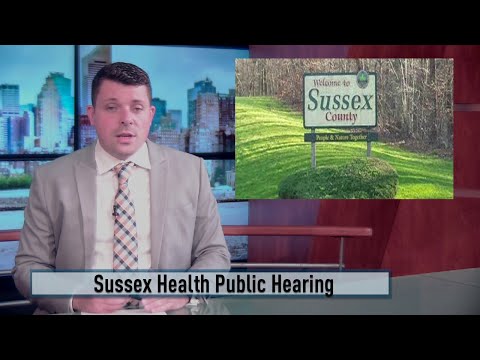 NJ Sussex County Public Health Hearing
