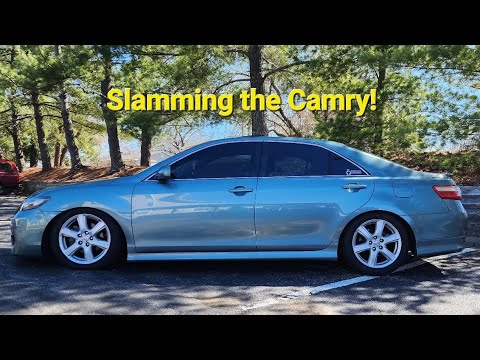 07-11 Camry coilover install and face-lift conversion