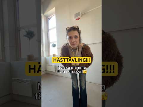 Häng med på tävling 🐴#häst #ridning #tävling