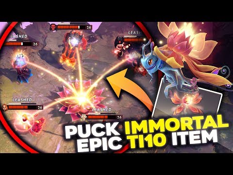 NEW EPIC RARE TI10 Puck Immortal by Top Rank ft. MinD_ContRoL Dota 2