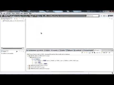 Abap Sourcecode Search