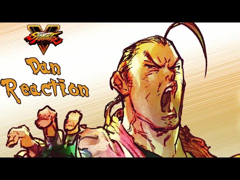 Why did they make Dan look so fun????? Street Fighter V Winter Update Dan Reaction