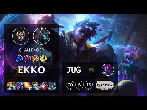 Ekko Jungle vs Evelynn - EUW Challenger Patch 11.12