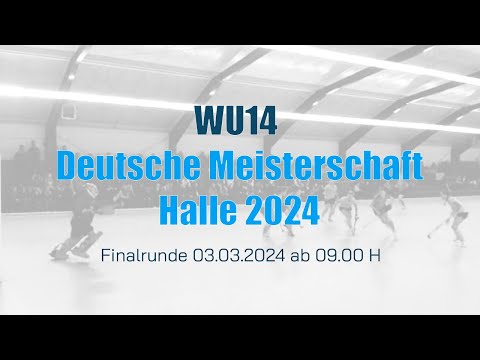 wU14 Deutsche Meisterschaft 2024 Hallenhockey / Finalrunde SO, 03.03.2024 ab 09:00