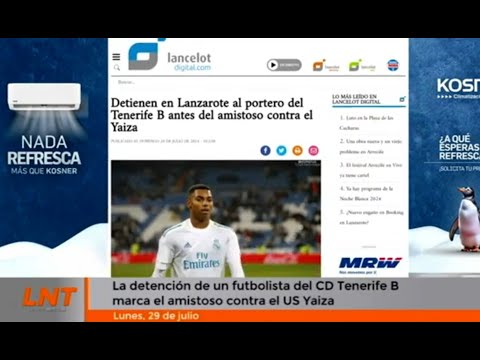 La detención de un futbolista del CD Tenerife B marca el amistoso contra el US Yaiza