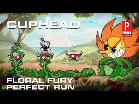 Cuphead - Floral Fury Boss Fight (Perfect Run)