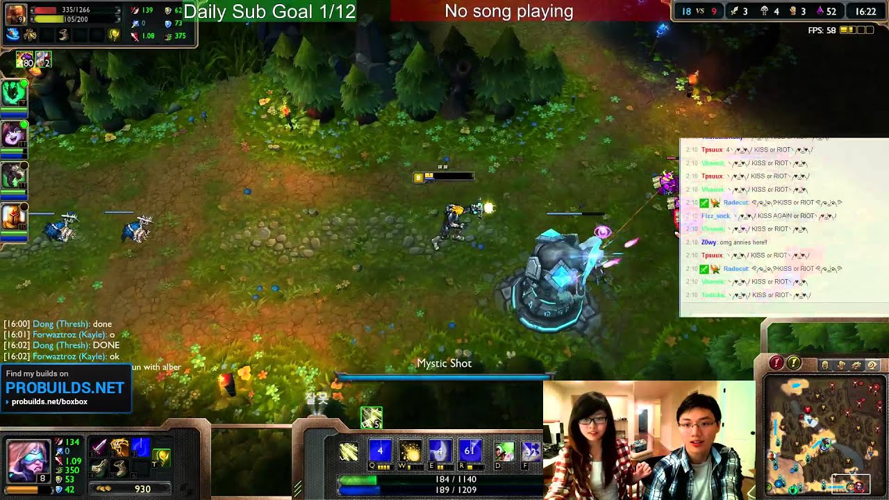 Liên Minh Huyền Thoại: BoxBox chơi LOL cùng gấu :((( lại còn hun nữa