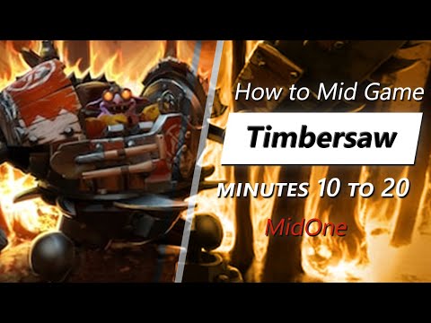 MidOne mid game Timbersaw | Minute 10 to 20