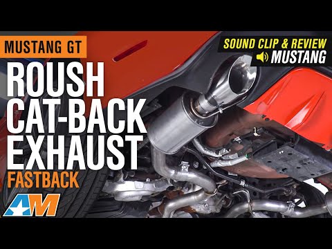2015-2017 Mustang GT Roush Cat-Back Exhaust - Fastback Sound Clip & Review