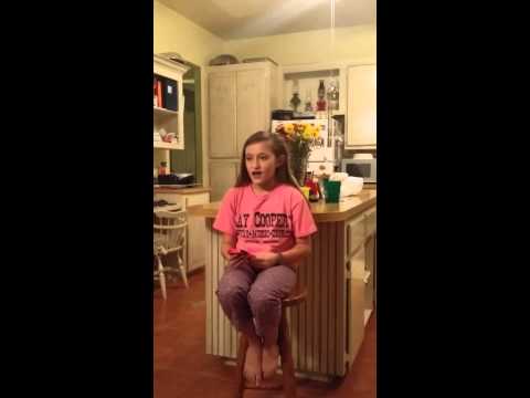 Bella Brown - 8 years old - Mary did you know