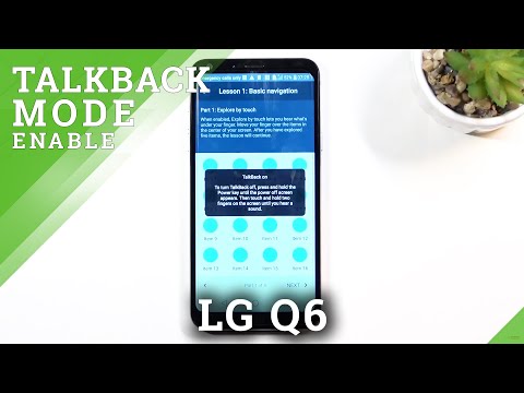 How to Enable Talkback in LG Q6 – Screen Reader Feature