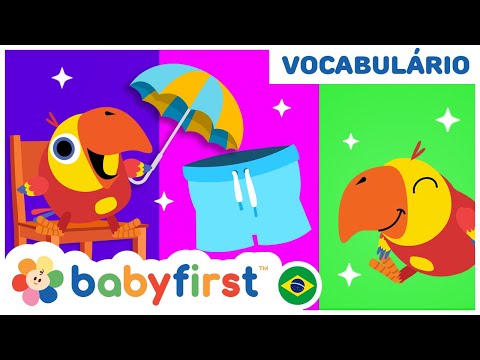 Vídeos Educativos | Desenho educativo 2 anos | Aprenda vocabulário com Larry | Baby First Brasil