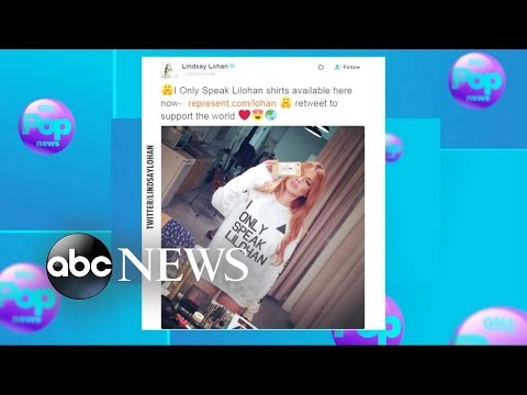 Lindsay Lohan's New Accent Inspires Fashion Line