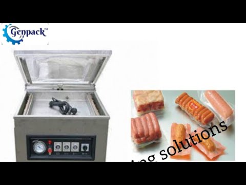 Vacuum packaging machine for Dry Fruits, Soya Paneer · Vacuum Packaging Machine - Single Chamber