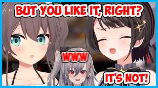 Just Matsuri and Subaru dragging Riona into their butt convo...