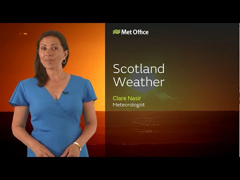 12/06/23 – Scattered Thunderstorms – Scotland  Weather Forecast UK – Met Office Weather