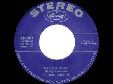 1959 Brook Benton - So Many Ways (early stereo 45)