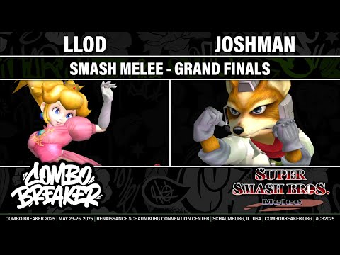 COMBO BREAKER 2025 GRAND FINALS - lloD (Peach) vs Joshman (Fox) - Smash Melee