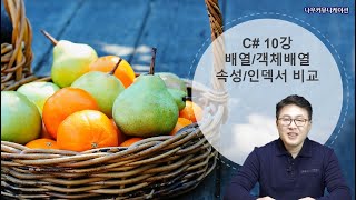 C# 언어 10강. 배열/속성/인덱서 비교 - 업그레이드