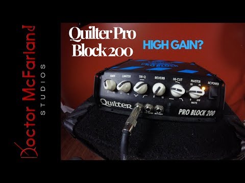 Can the Pro Block 200 do "High Gain"???