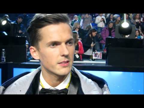 Melodifestivalen 2013: David Lindgren Interview "Skyline" (2013-03-08)