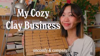 My Cozy Clay Business: Polymer Clay Process + My Favorite Art Supplies ✿ Studio Vlog