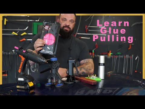 Glue Pulling Dents - PDR For Beginners - Free Tools/Free Lesson