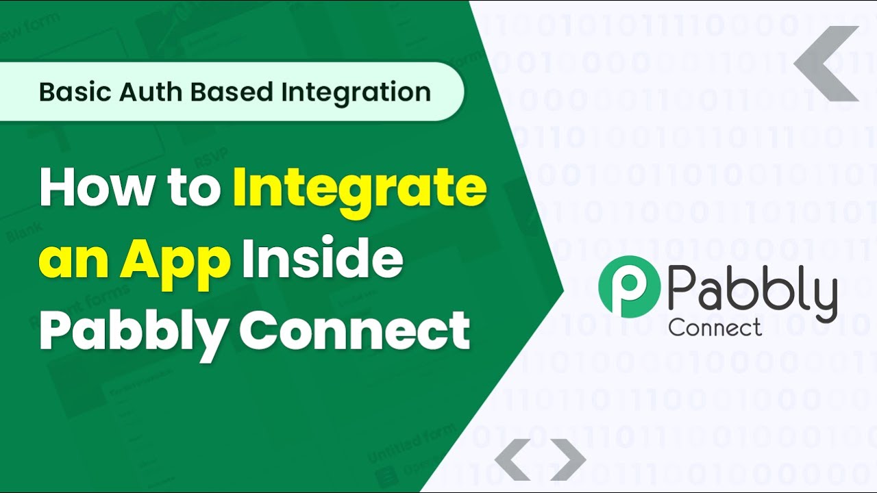 How to Integrate Basic Auth Based App Inside Pabbly Connect