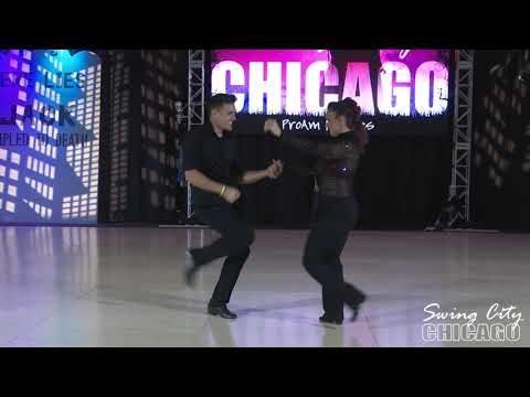 Swing City Chicago 2019 Intermediate Advanced Pro Am Routine Leslie Frid with Glenn Ball