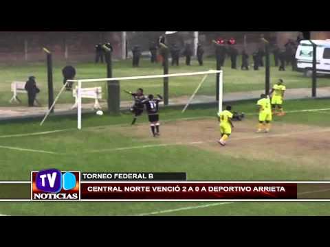 6 TORNEO FEDERAL B – CENTRAL NORTE VENCIÓ 2 A 0 A DEPORTIVO ARRIETA