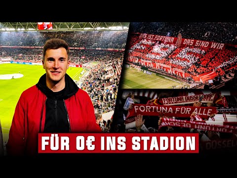Für 0€ ins Stadion – Fortuna für alle! Ein Projekt für die Zukunft? 🔥 DÜSSELDORF Stadion Vlog