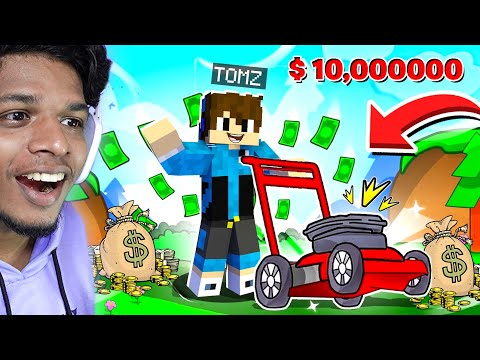 I BECAME RICH With LAWN MOWER in MINECRAFT !!!