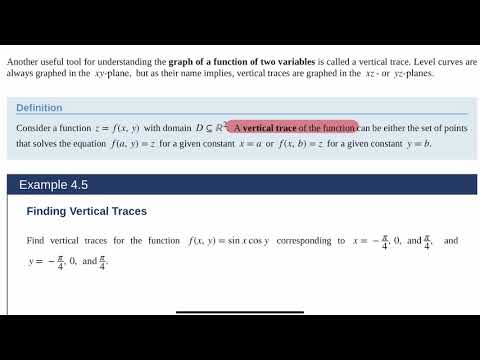 M 4-3: Functions of Several Variables - Part 2