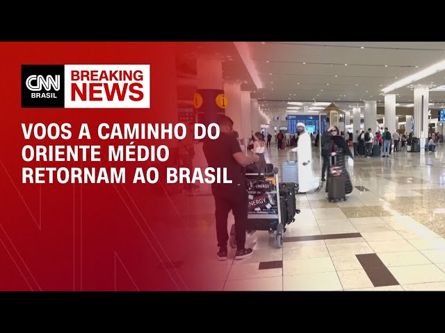 Ataque de EUA e Israel ao Irã: Voos para o Oriente Médio retornam ao Brasil | AGORA CNN