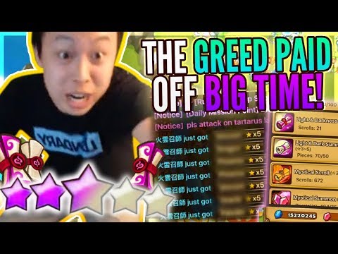 *CRAZY* GREED = LD NAT 5?! - 1st Born Child For LD Lightning & NAT 5s! - Summoners War