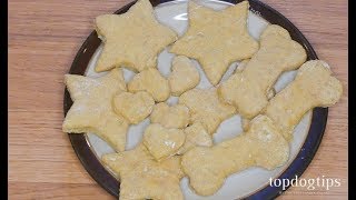 homemade dog biscuits with rice flour
