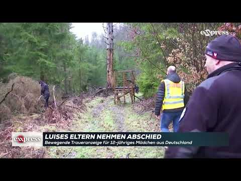Luises Eltern nehmen von ihrer Tochter Abschied